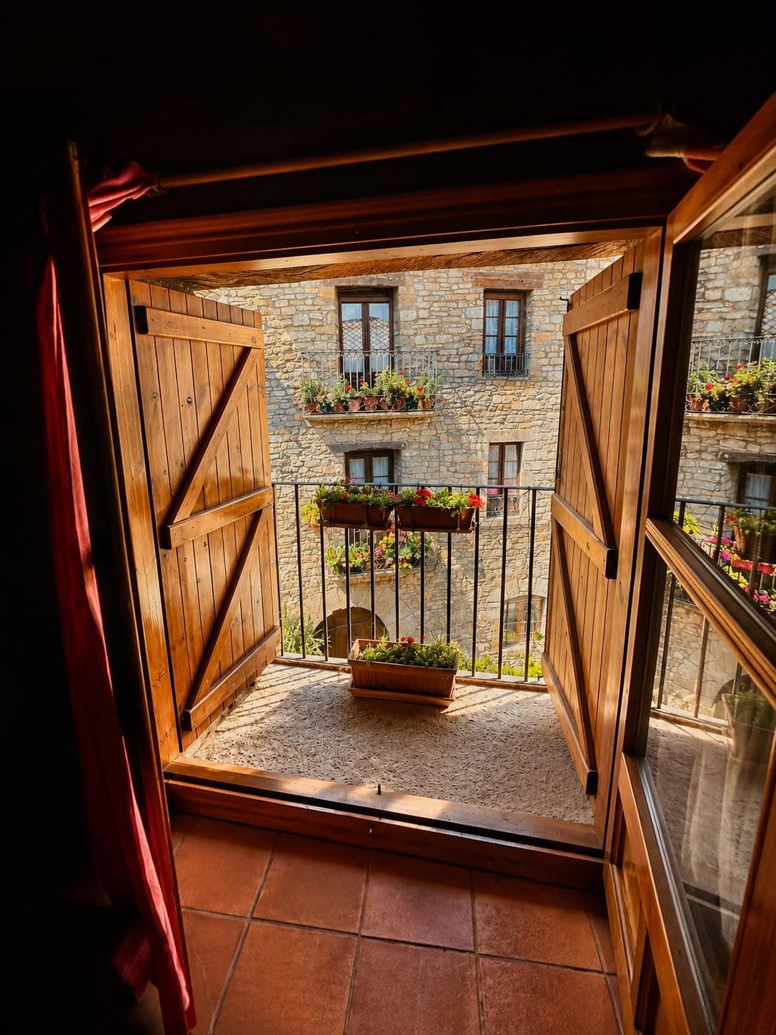 Vistas desde la terraza al casco antiguo